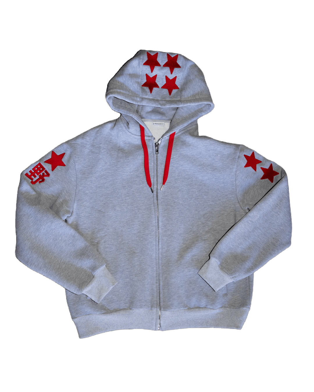 Grey zip up
